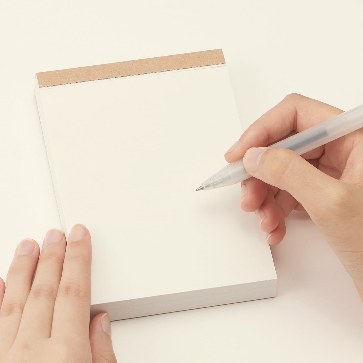 Writing on a box of Task Cards